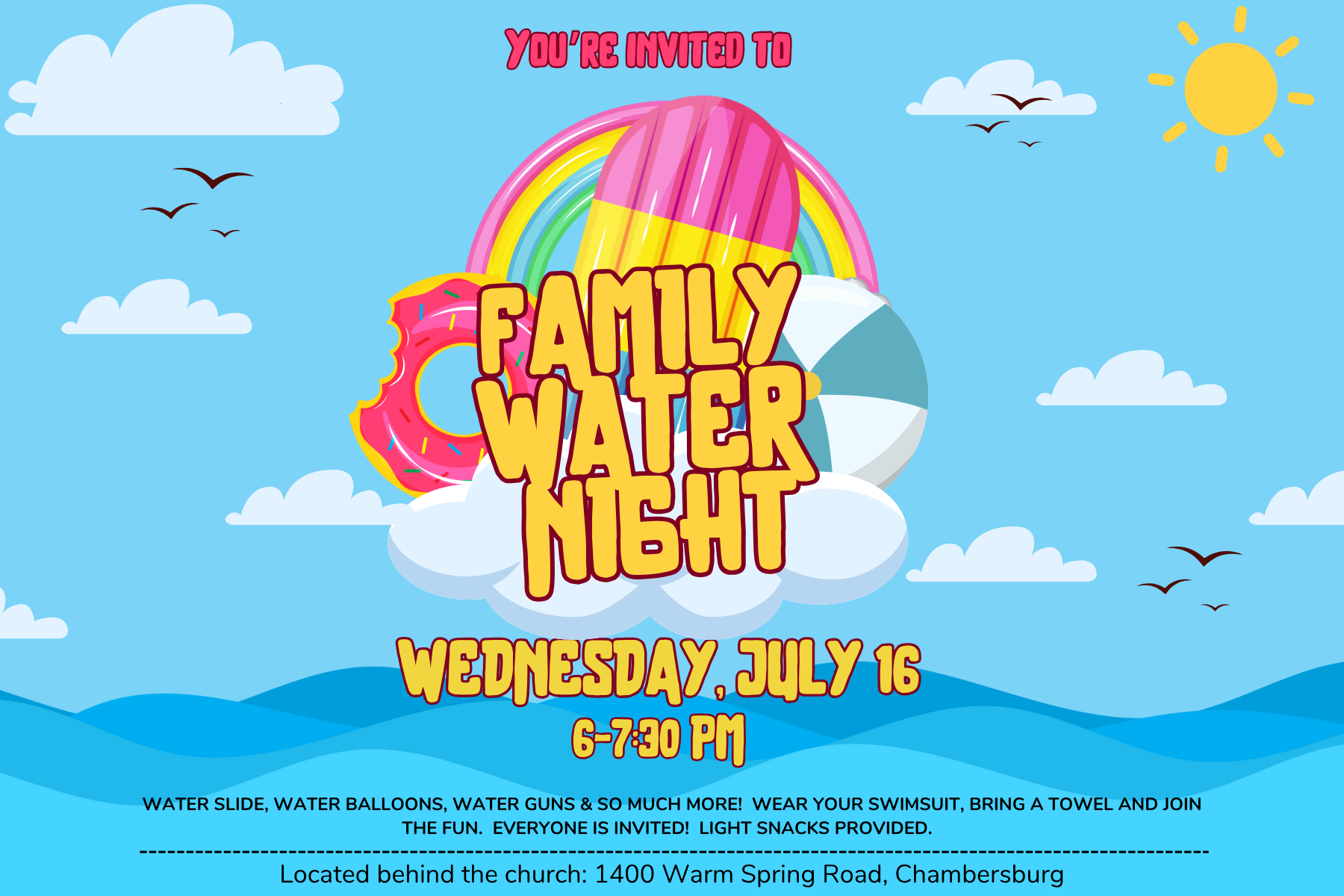 Family Water Night