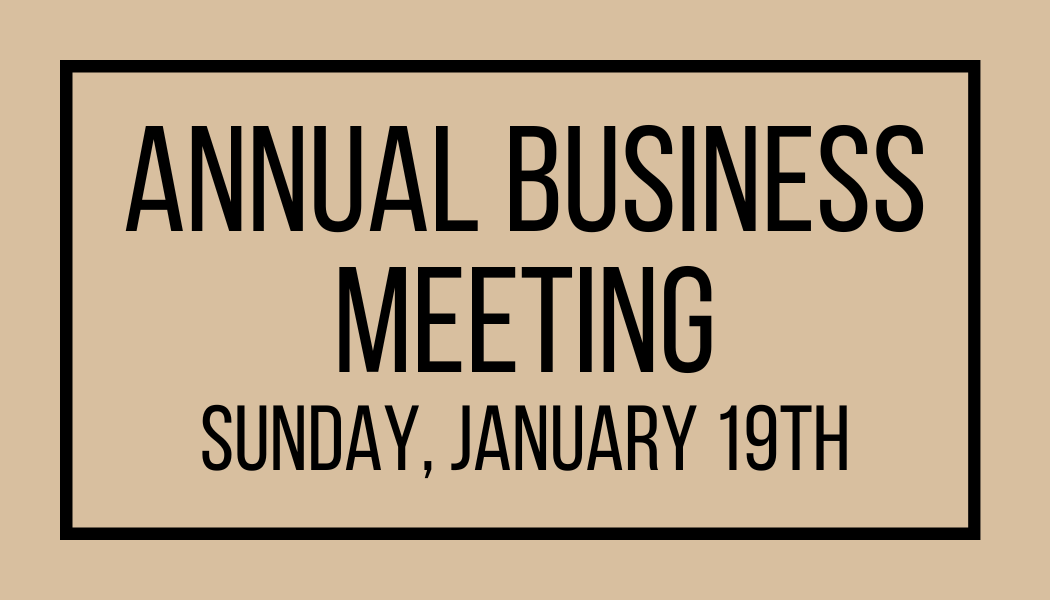 Annual Business Meeting