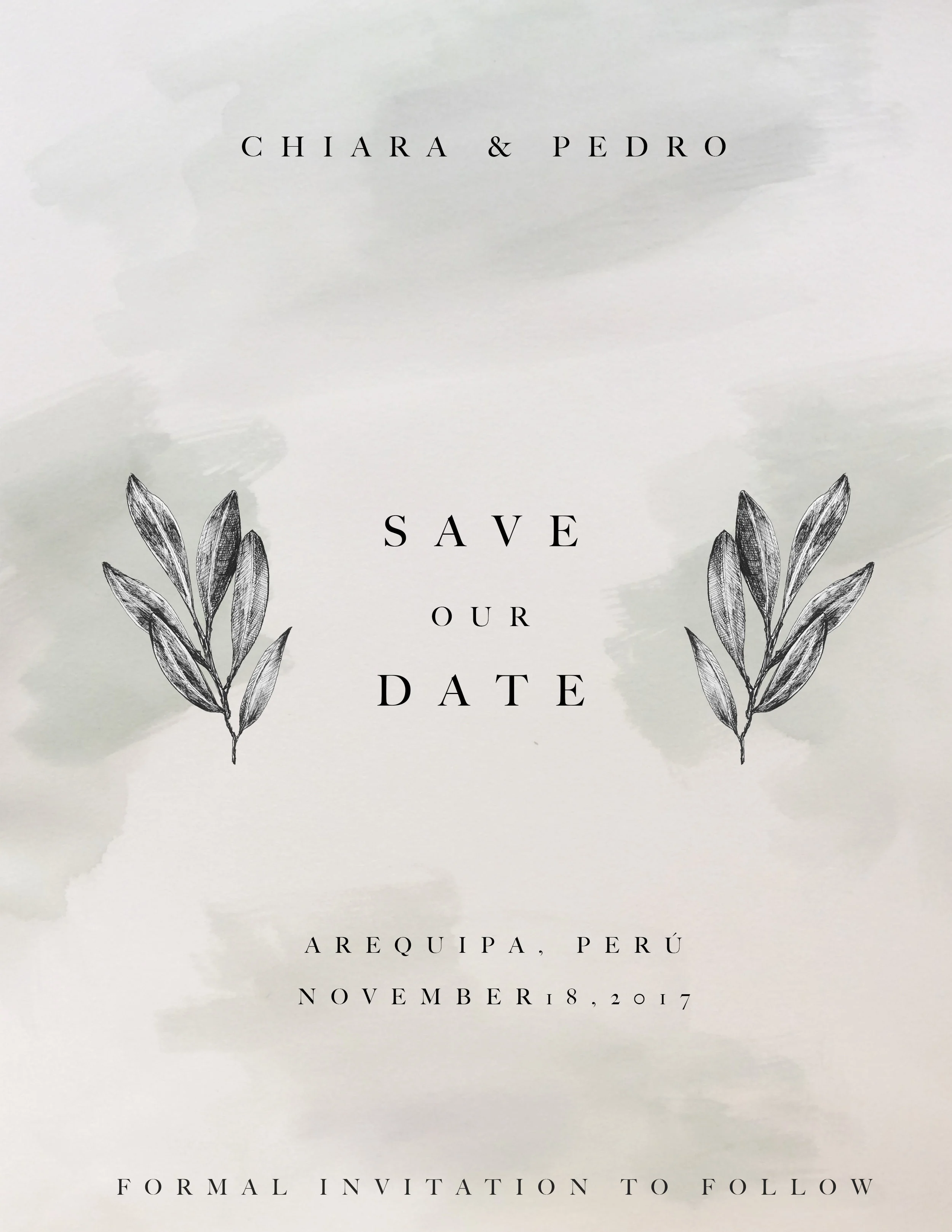 Save the Date wedding invitation packett