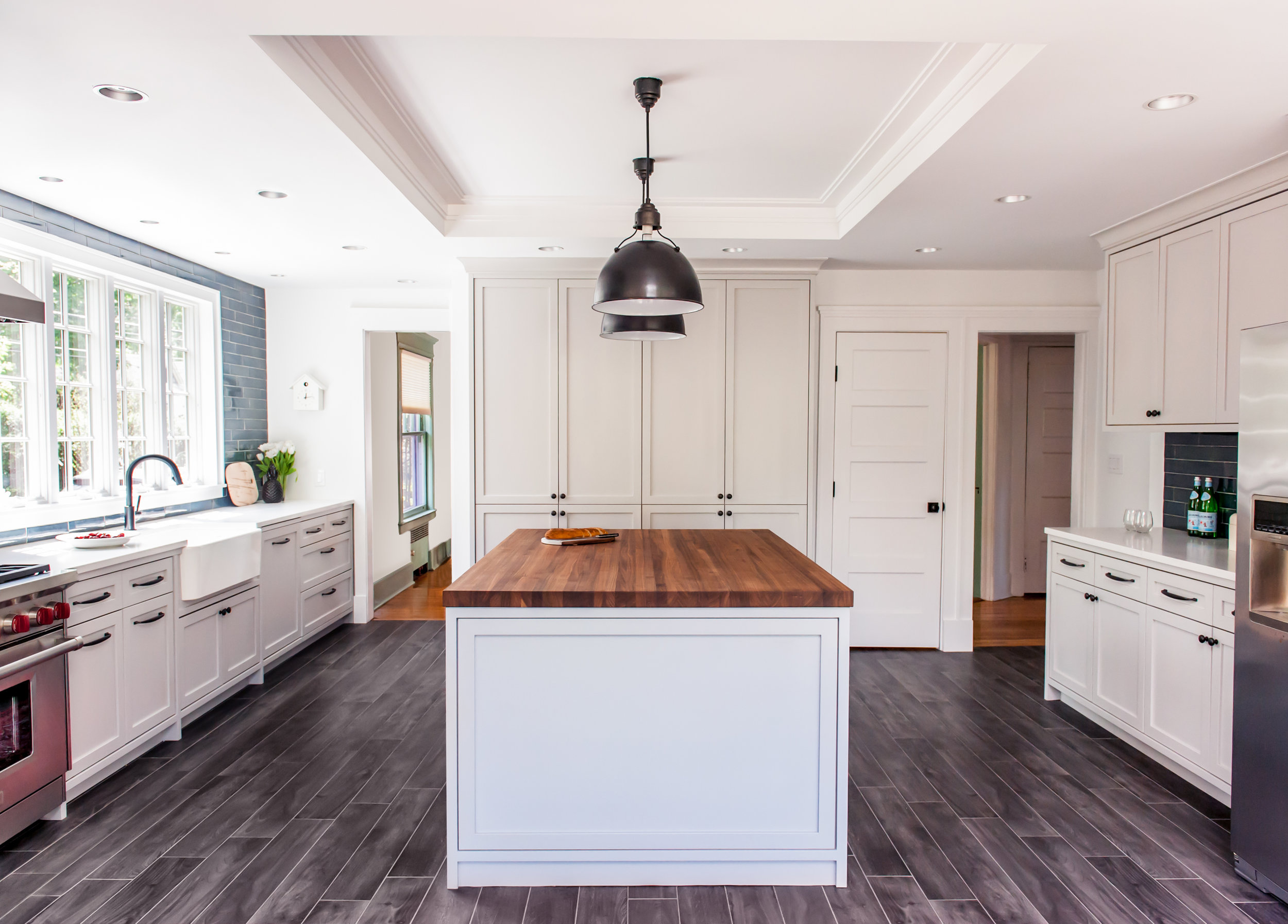 Summit butcher block island