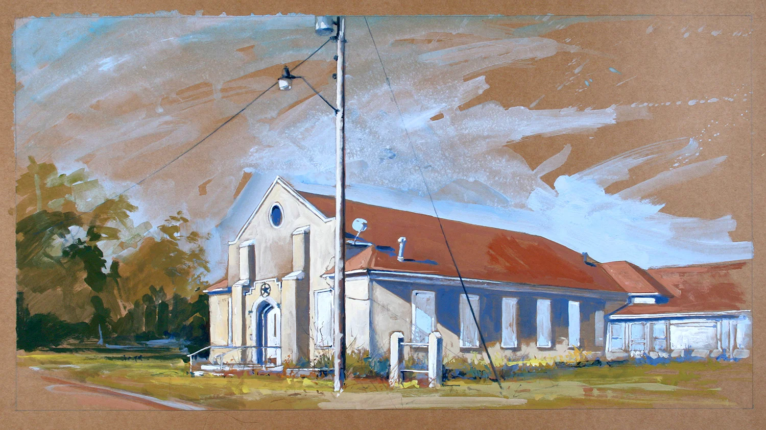 ABANDONED CHURCH, ROCHESTER, TX