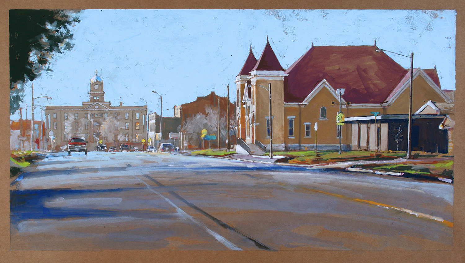 FIRST UNITED METHODIST CHURCH, 1908, ANSON, TX