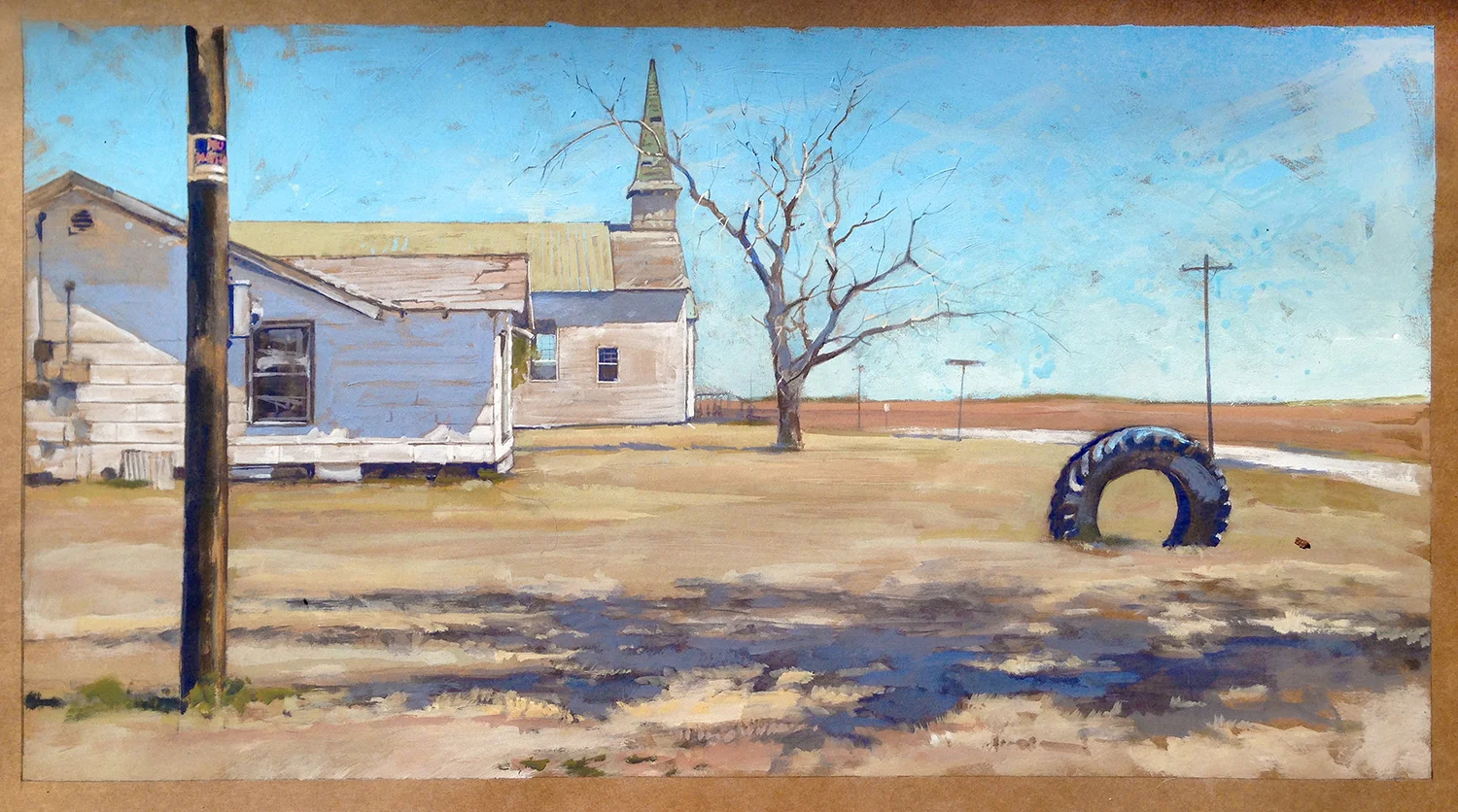 ABANDONED CHURCH, CEE VEE, TX