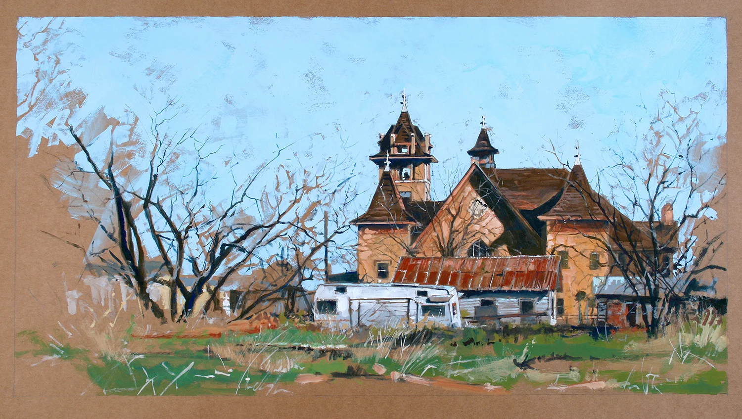 ST. JOHN'S UNITED METHODIST CHURCH, 1910, STAMFORD, TX