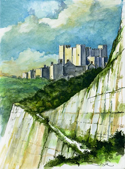 DOVER CASTLE AND CLIFFS