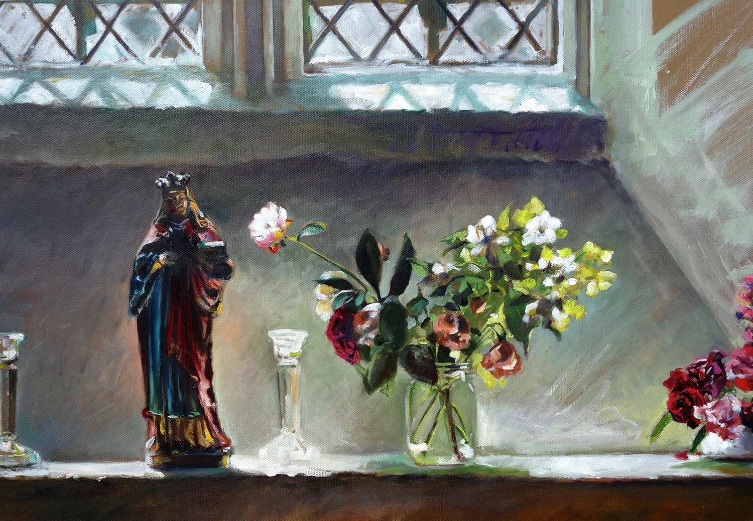Saint Margaret, Flowers, Light
