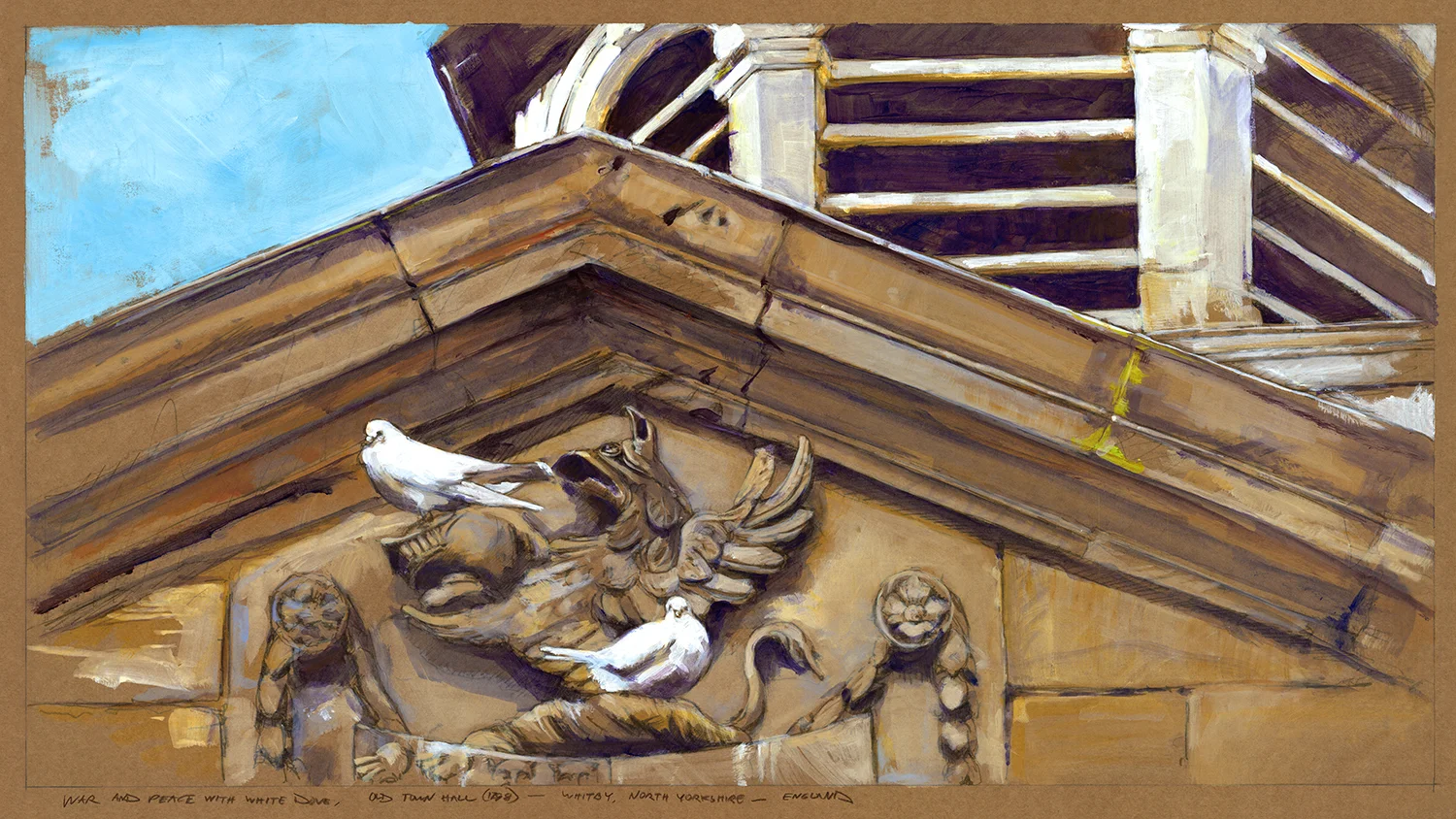 War and Peace With White Dove, Old Town Hall (1798)