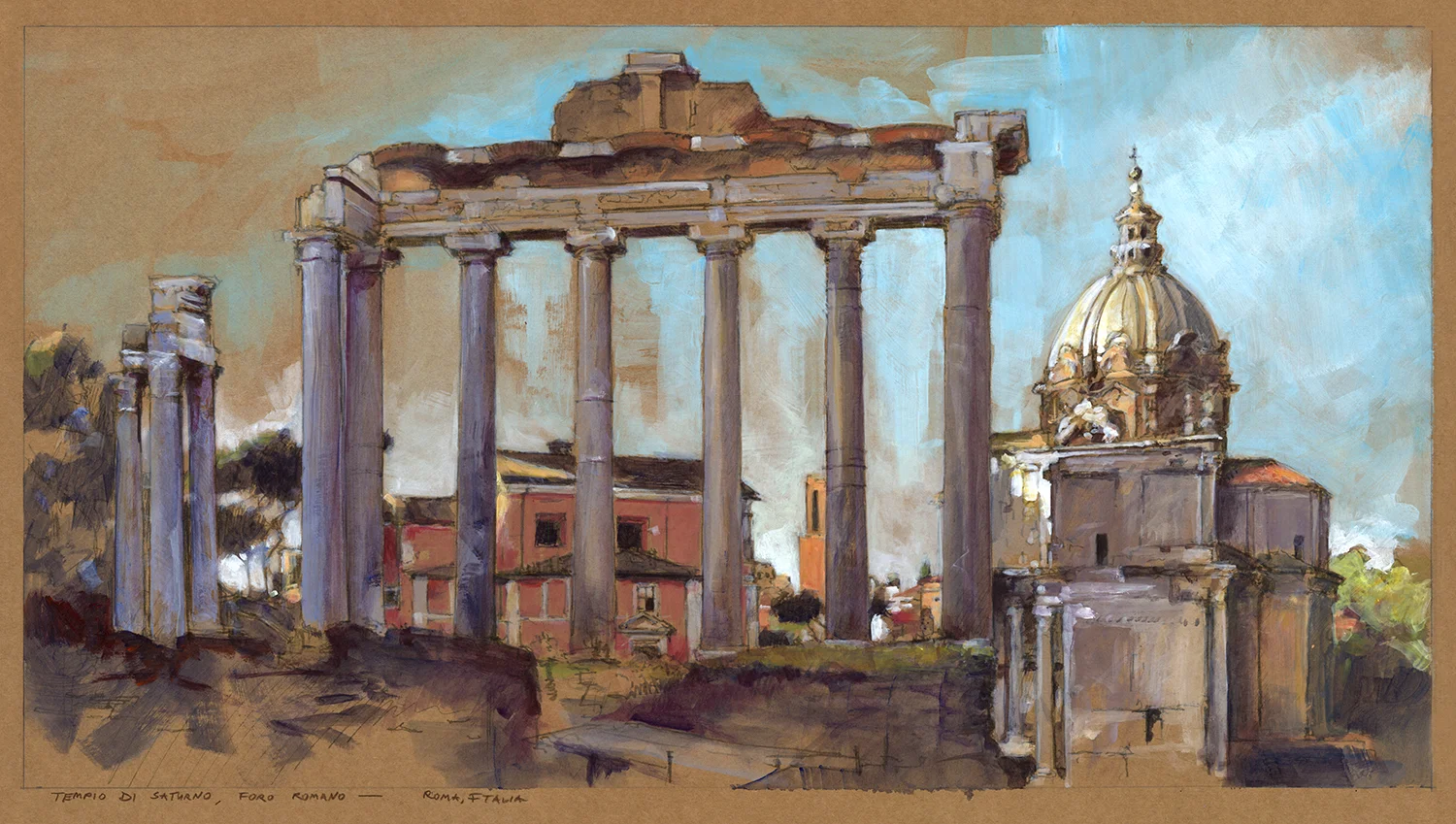 Tempio di Saturno (4th c)