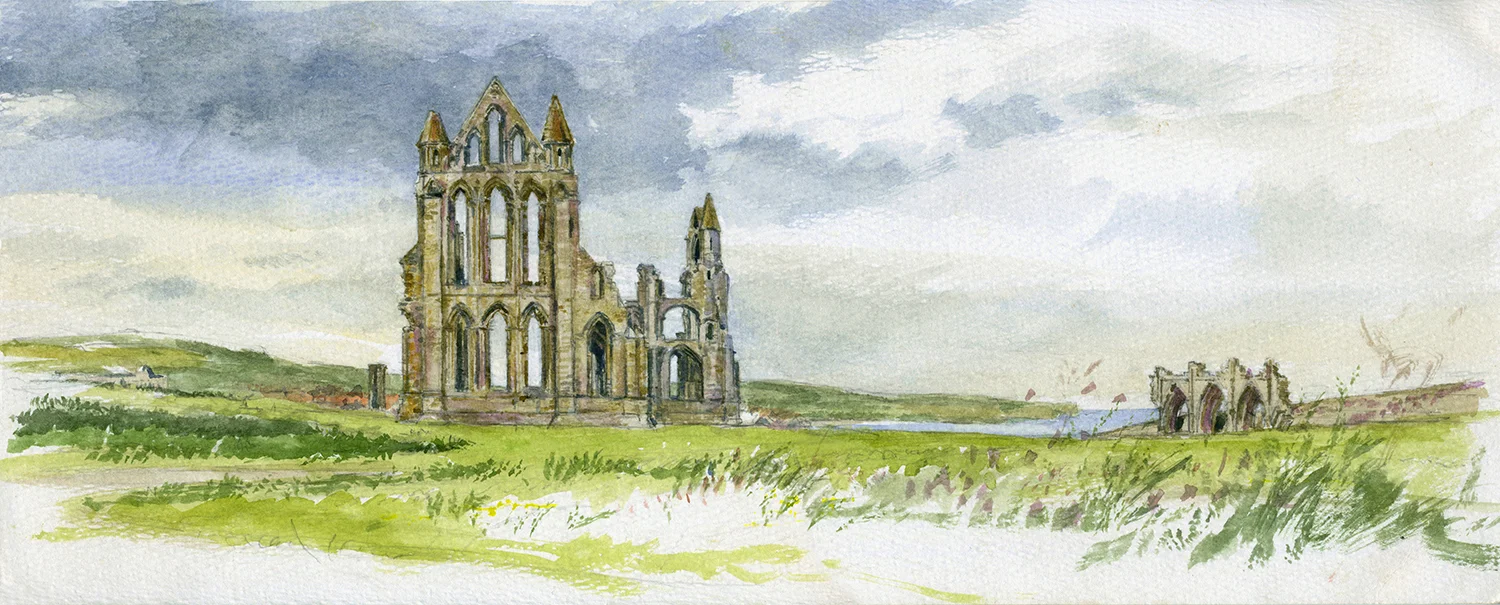 WHITBY ABBEY MORNING