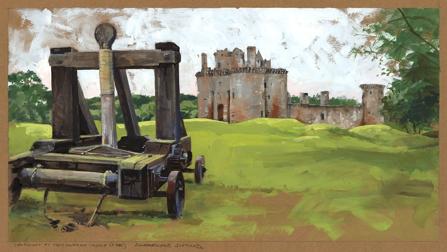 Trebuchet at Caerlaverock Castle