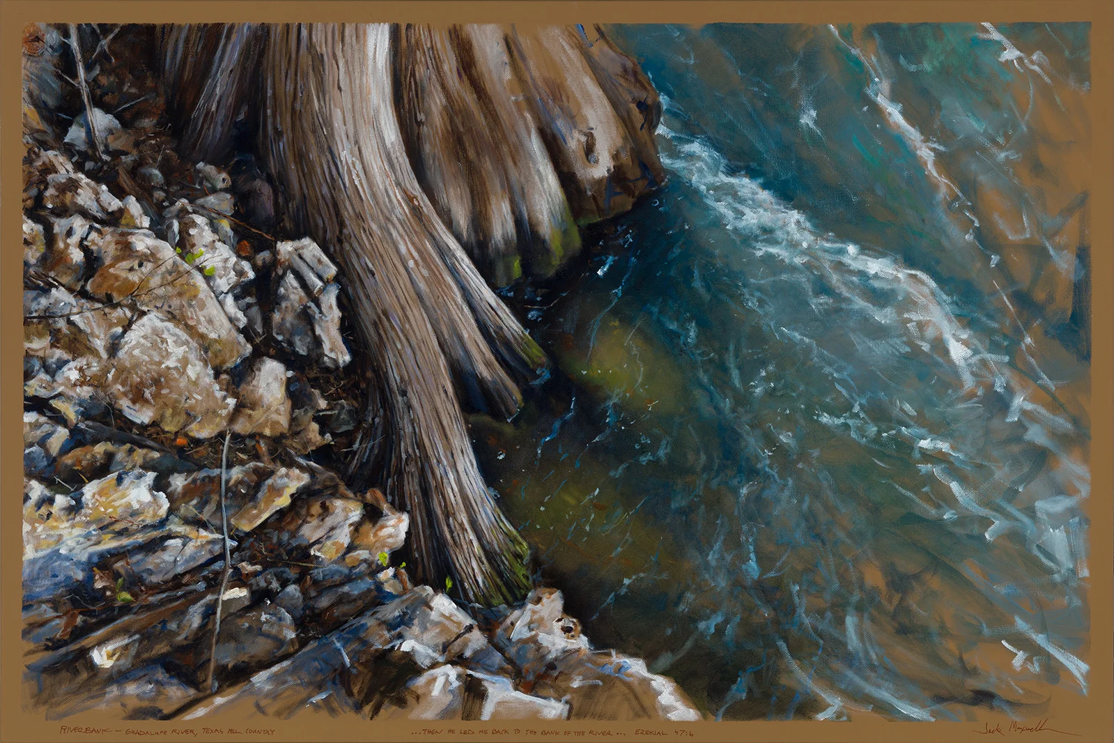 RIVERBANK-- GUADALUPE RIVER, TEXAS HILL COUNTRY