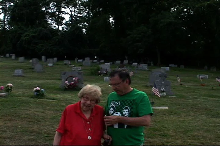 MaryLou asking Andy where in her house did she put the Christmas card that he made for her brother, Year I film, 09.20.09