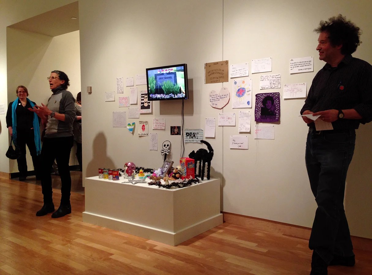  “Lifeloggers: Chroniclers of the Everyday,” Carleton College,&nbsp;Exhibit opening,&nbsp;Photograph by Kay Kirscht, 2014    