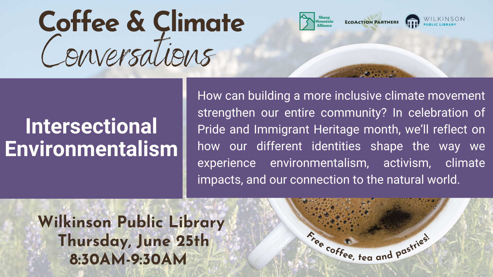 Coffee & Climate Conversations: Intersectional Environmentalism