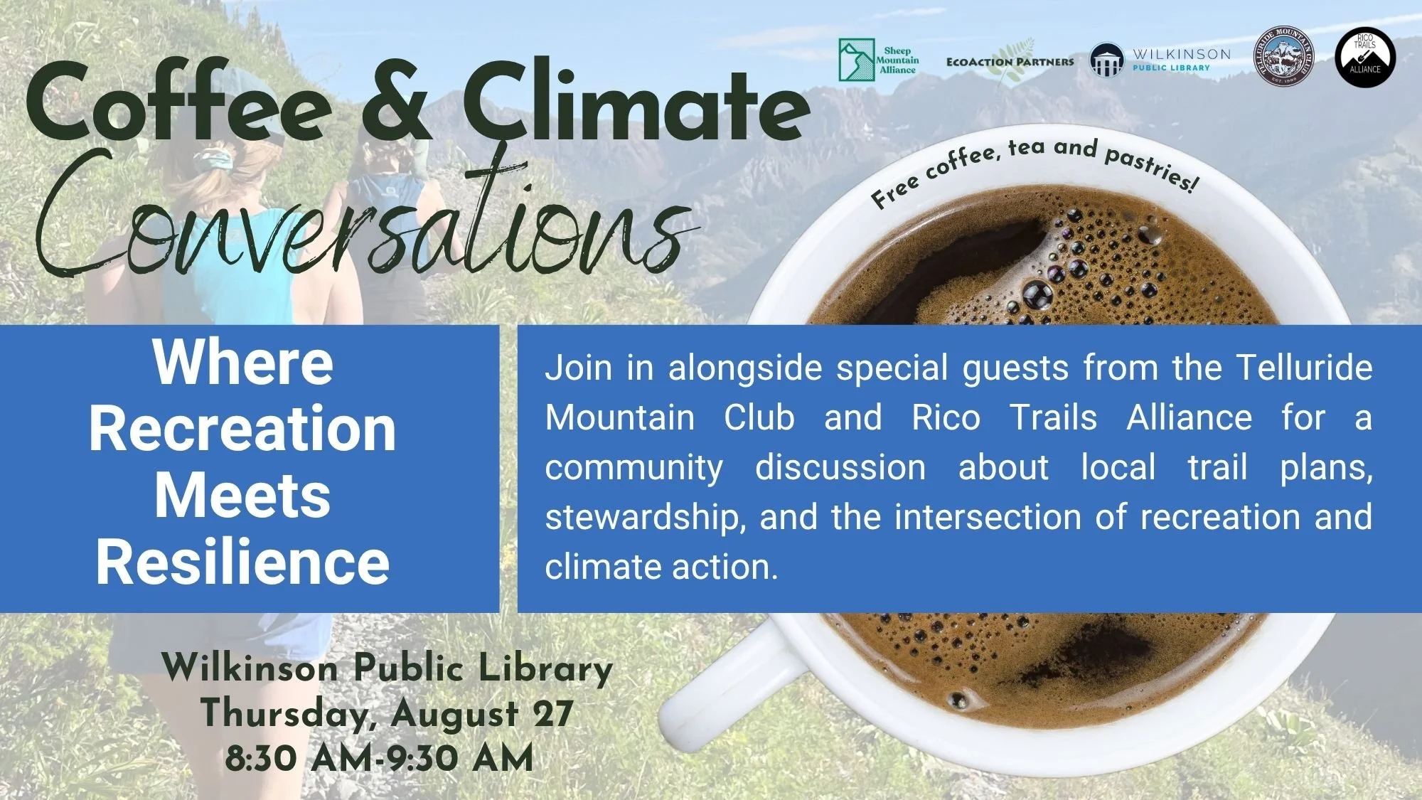 Coffee & Climate Conversations: Where Recreation Meets Resilience