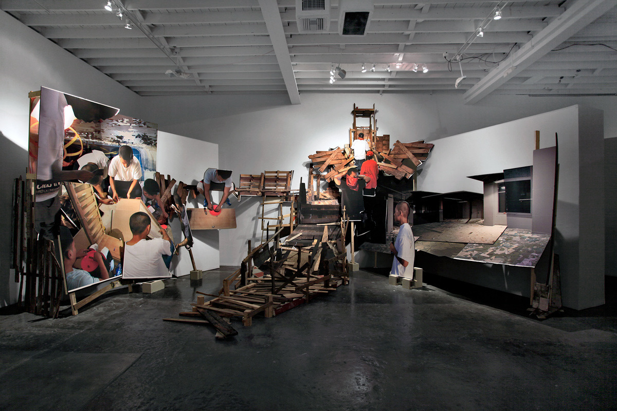 MICHAEL VASQUEZ "Rites of Passage" Installation Image Fredric Snitzer Gallery 2012