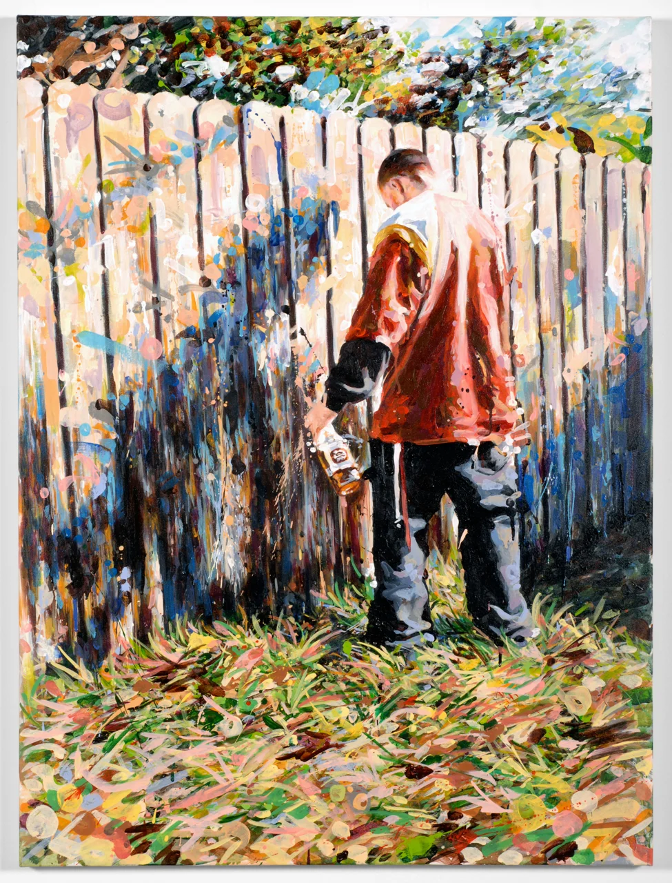 MICHAEL VASQUEZ Untitled 2008 acrylic on canvas 48 x 36"