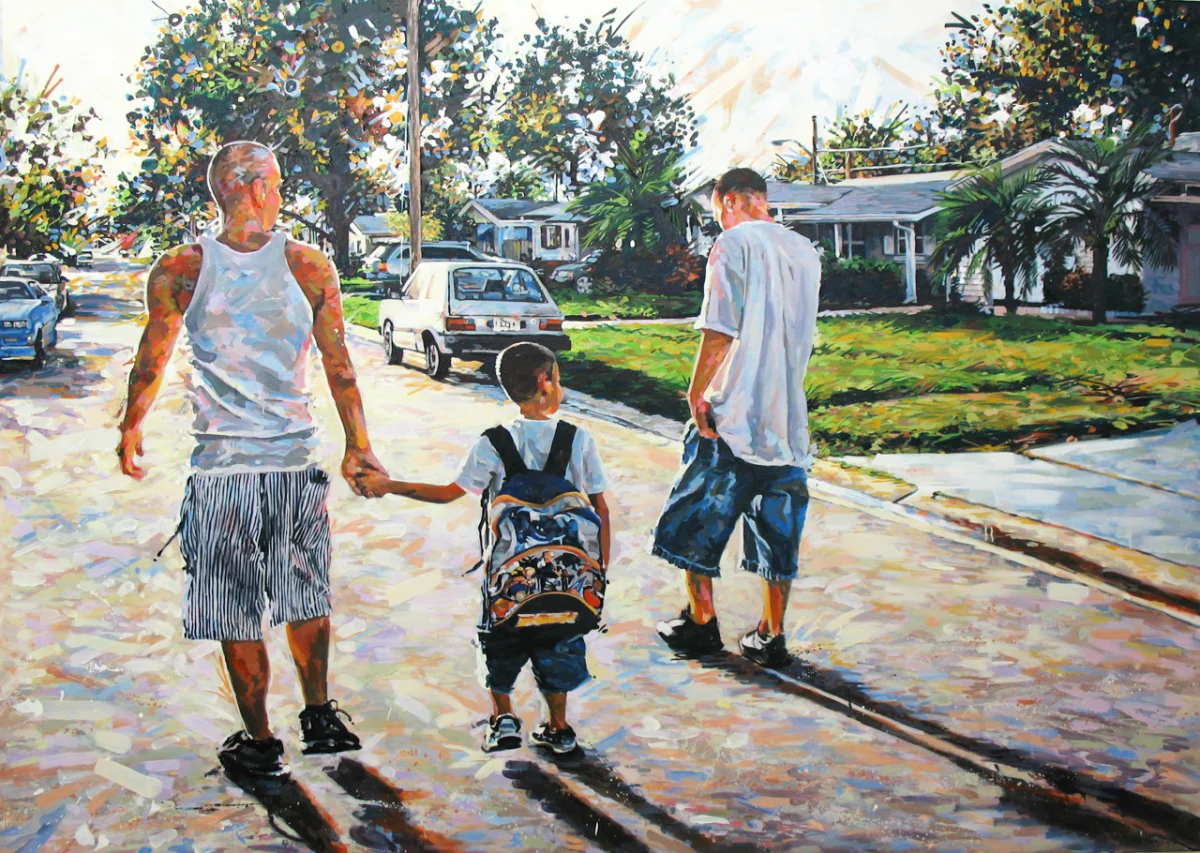 MICHAEL VASQUEZ Untitled 2007 oil on canvas 60 x 84"