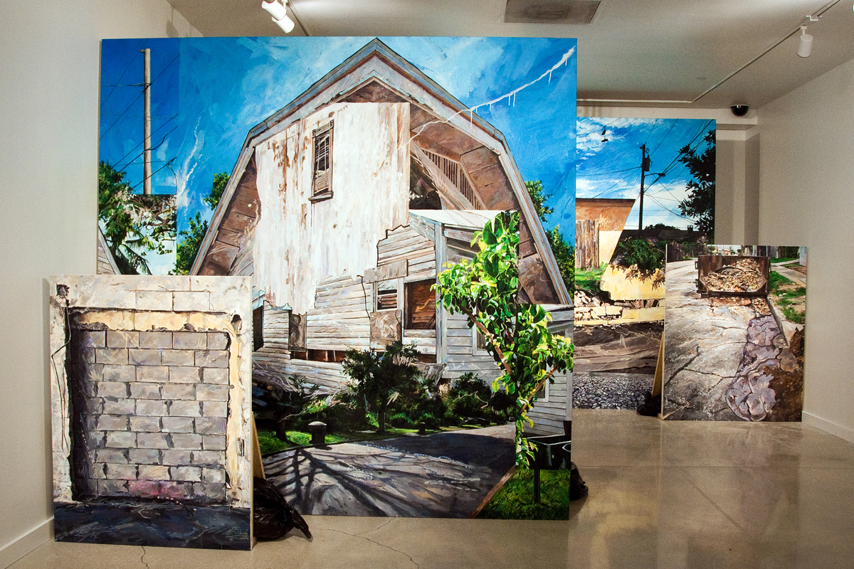 Michael Vasquez "Neighborhood Reclamation" 2015 MDC Museum of Art & Design Installation Image