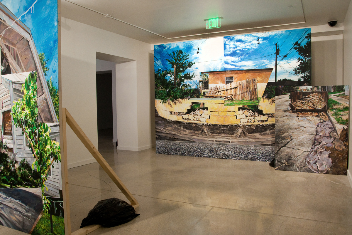Michael Vasquez "Neighborhood Reclamation" 2015 MDC Museum of Art & Design Installation Image