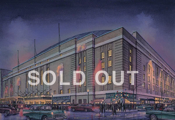Maple Leaf Gardens By Daniel John Campbell 595 signed and numbered prints Sold Out