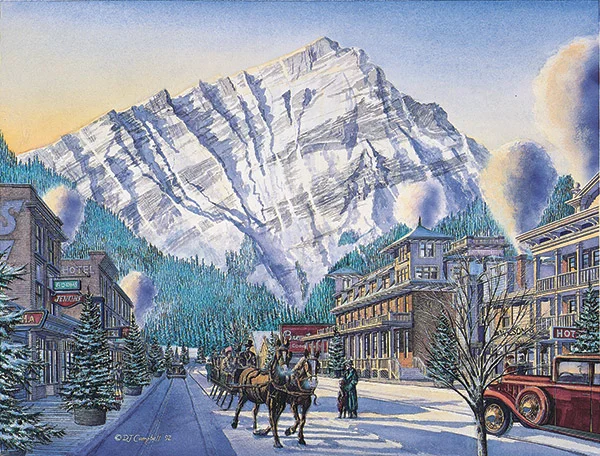 Banff Avenue by Daniel John Campbell 350 signed and numbered prints