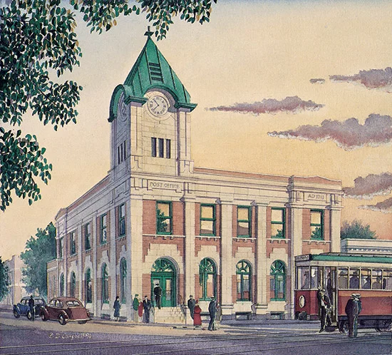 Strathcona Post Office by Daniel John Campbell 295 signed and numbered prints