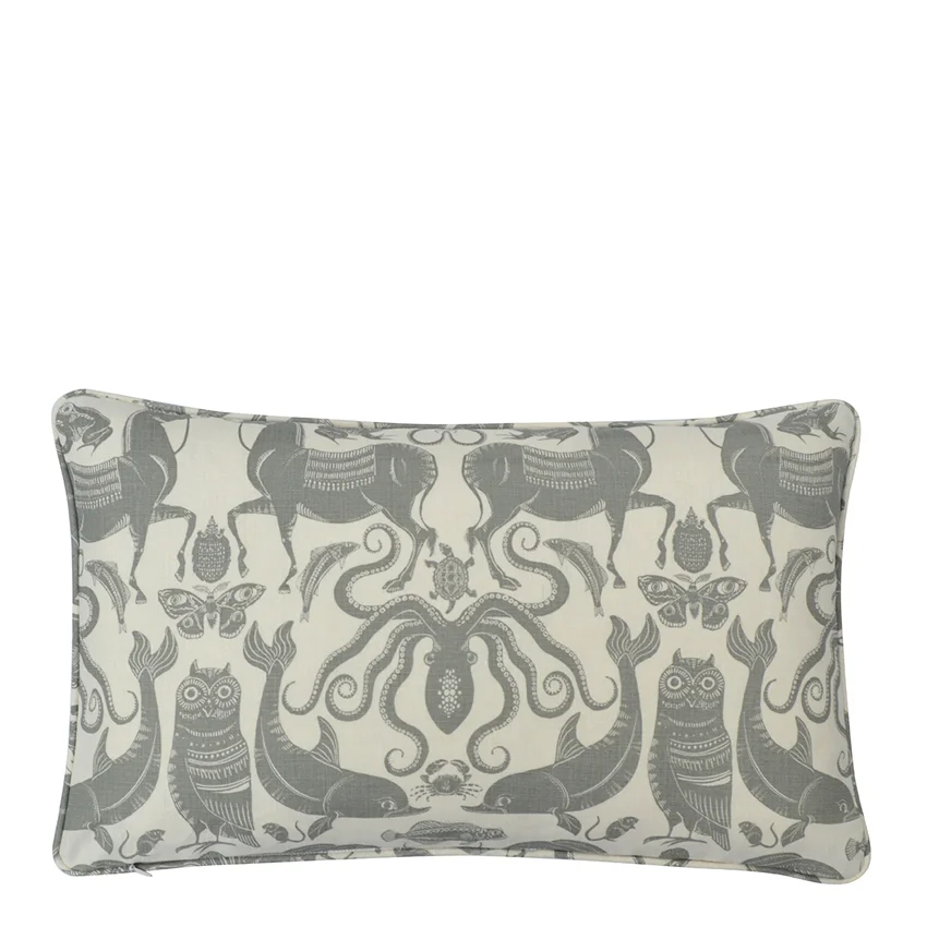 BIRDS & BEASTS Small Cushion | Dove