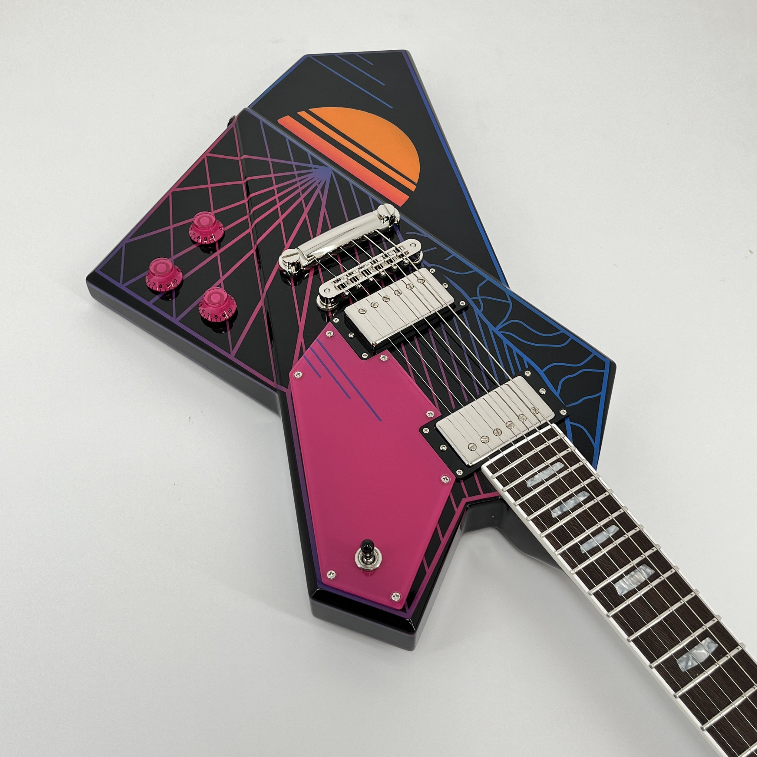 Gripen #078 Vaporwave — Kauer Guitars Gripen #078 Vaporwave — Kauer Guitars
