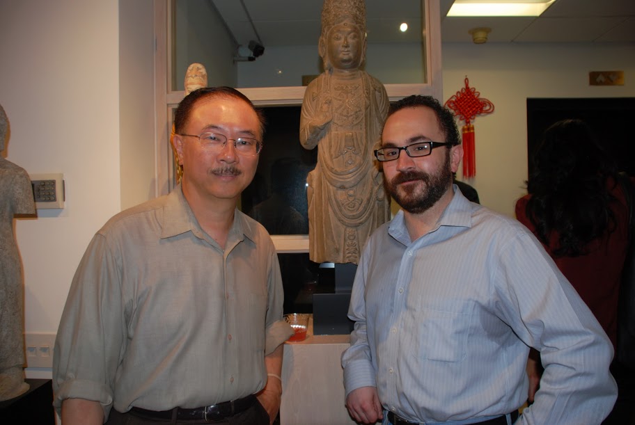 David Cheung and Peter Marino. Silley Circuits Networking July 16 2013 at Throckmorton Fine Arts. Photo (c) Daria Deshuk.