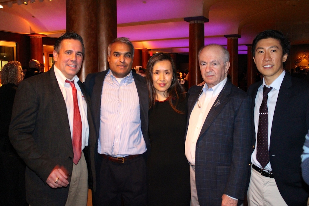 Jonathan Arkin, Leah Cravenho, Ignatius Chithelen, Sharon Cheng, Malcom Elvey, and Spencer Cheng at Rubin Art Museum. Silley Circuits: The Silicon Alley Network.