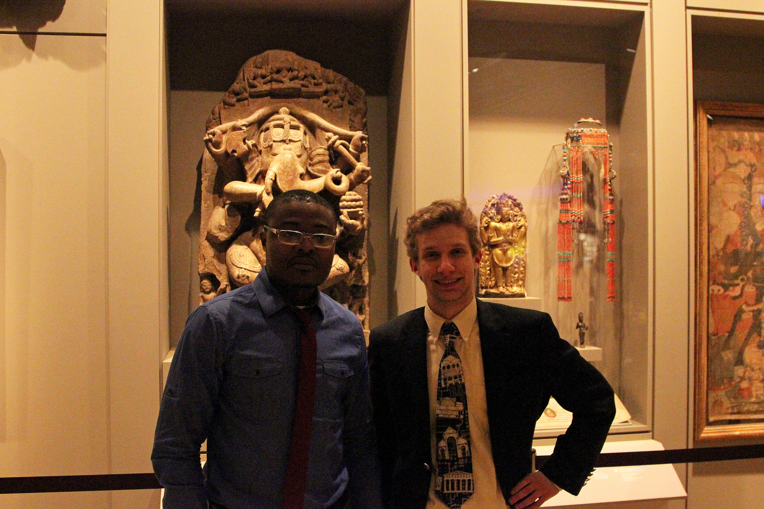 Kokou Akpotou and Ethan Lowenthal at Rubin Art Museum. Silley Circuits: The Silicon Alley Network.