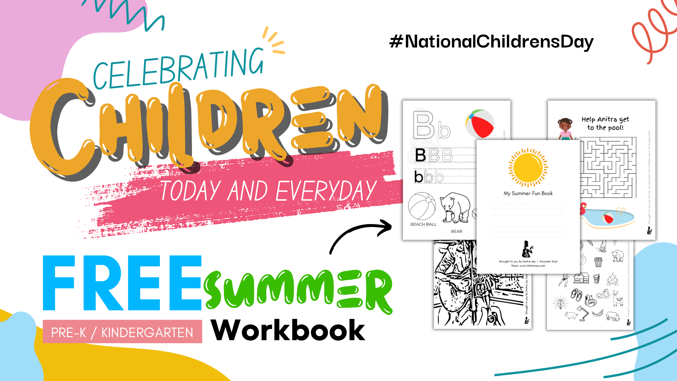 Summer Worksheets for Pre-K and Kindergarten — Anitra Jay