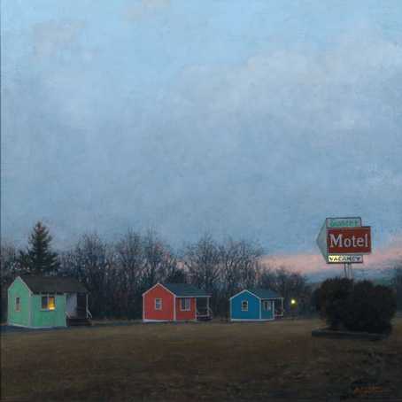 "Sunset Motel", Copyright Linden Frederick. All Rights Reserved.
