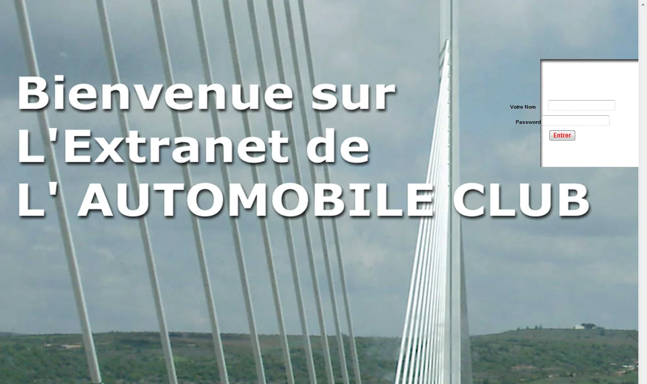 EXTRANET AUTOMOBILE CLUB