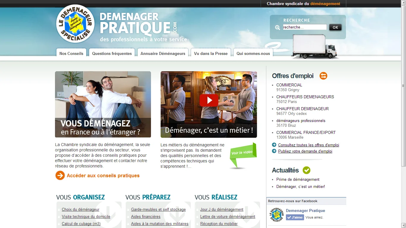DEMENAGER PRATIQUE