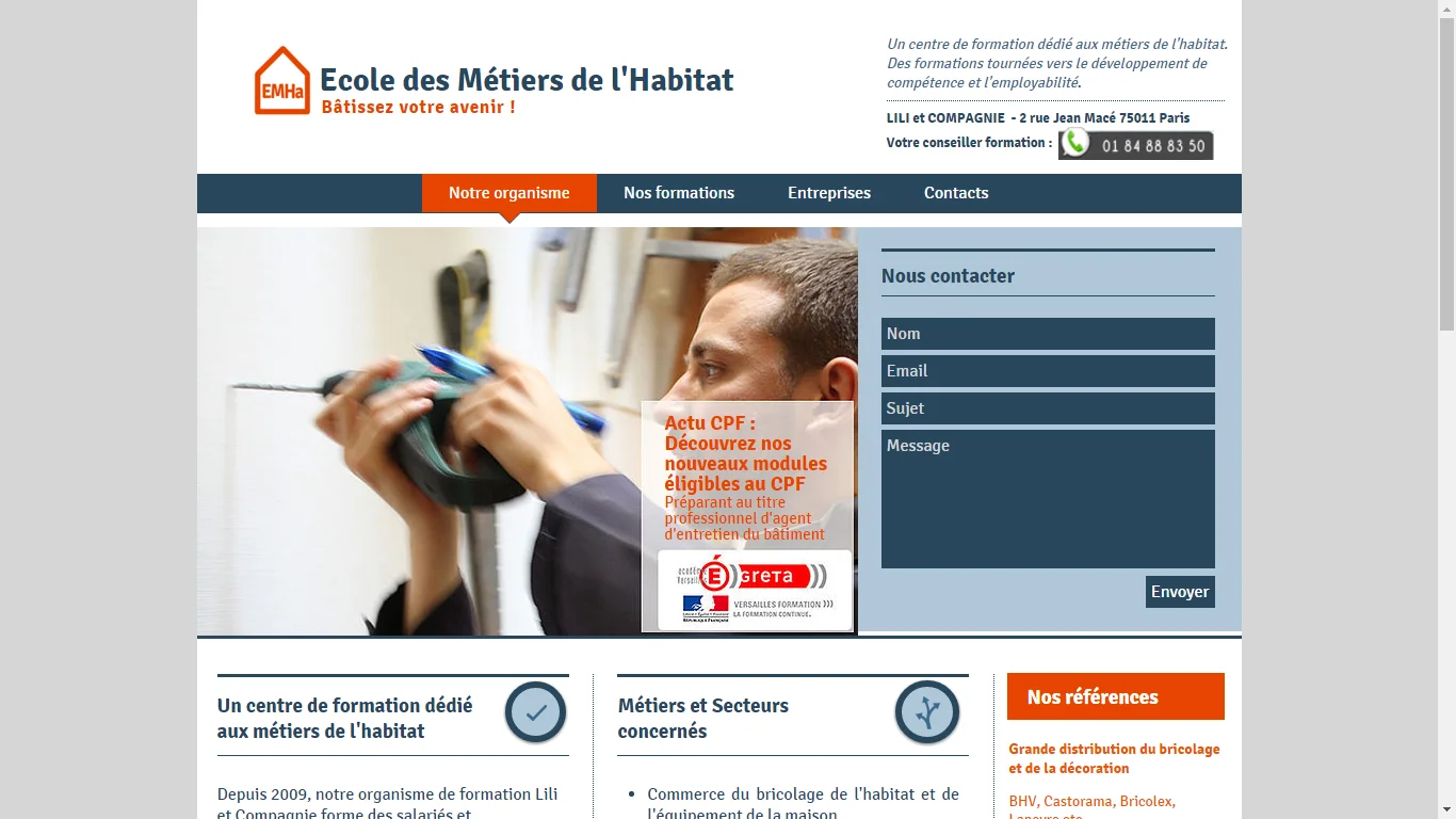 ECOLE DES METIERS DE L'HABITAT