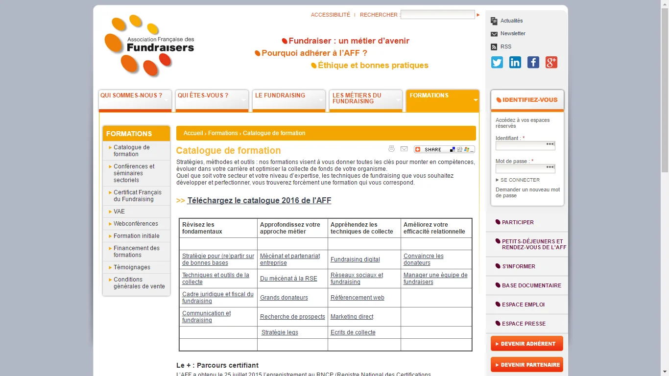 ASSOCIATION FRANCAISE DES FUNDRAISERS