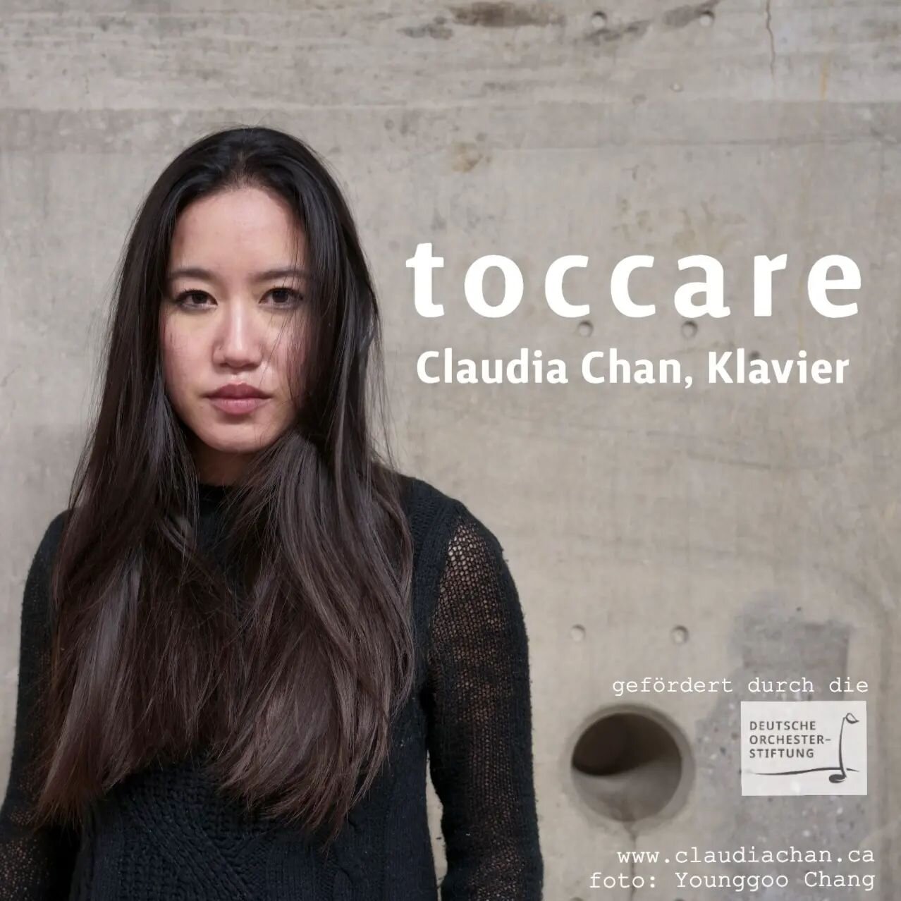 next week i will be premiering my new solo programme &quot;toccare&quot; (which i am really proud of!) - a peek into some fascinating music by italian composers, including world premieres of works by francesco filidei, german premieres by giulia loru