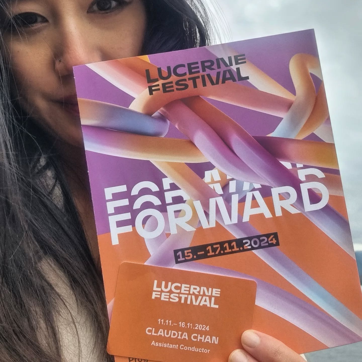 just conducted the first rehearsals of great pieces by yu kuwabara and katherine balch at the kkl in luzern for the lucerne festival forward! thrilled to be here this week as assistant conductor to mariano chiacchiarini in this fascinating programme