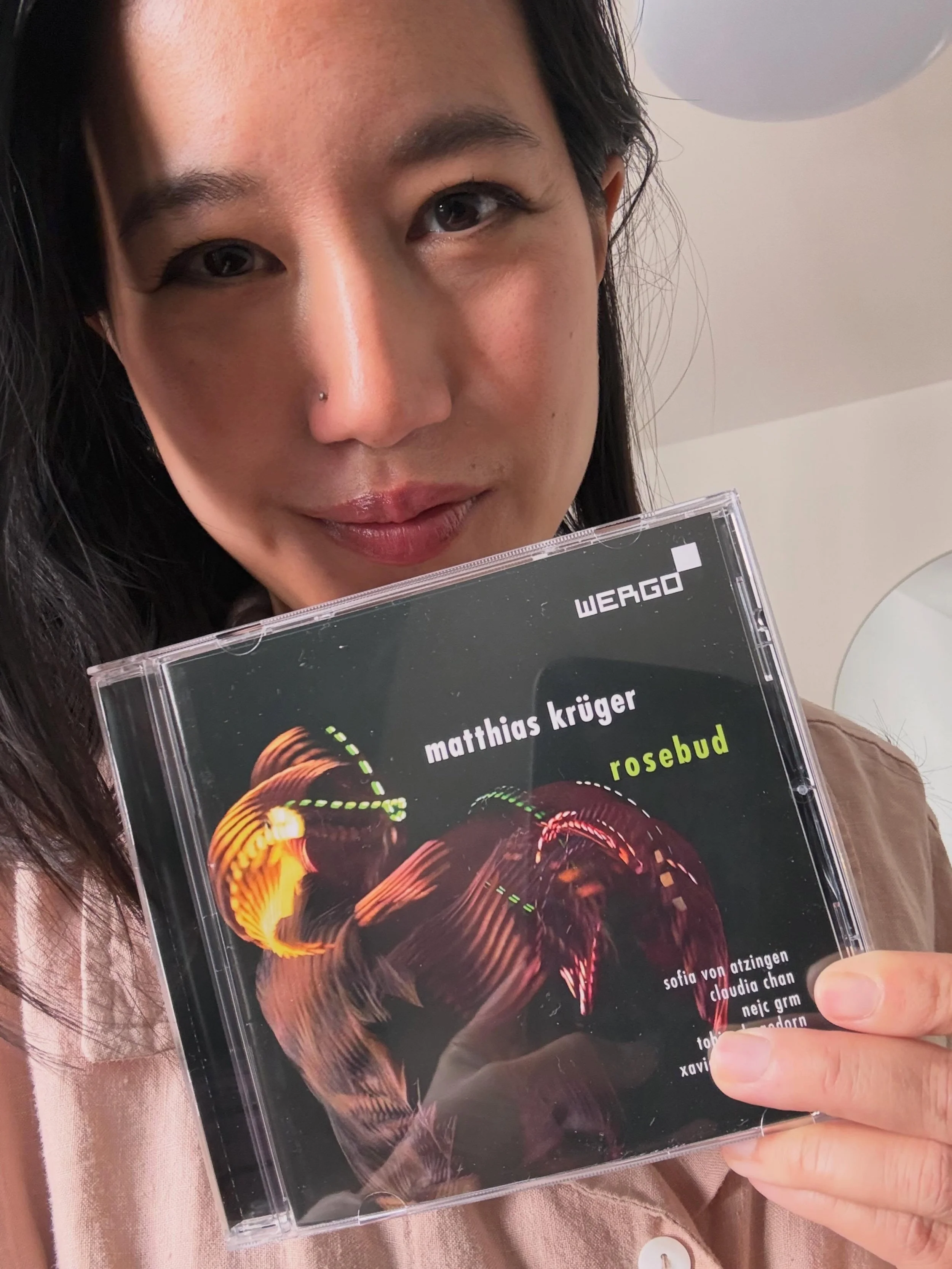 new cd release this week from wergo &ldquo;rosebud&rdquo; - music by matthias kr&uuml;ger, featuring my recording of his solo piano piece &ldquo;renk&rdquo;, which he wrote for me in 2015. 

it&rsquo;s a fantastic cd of solo and ensemble works that t