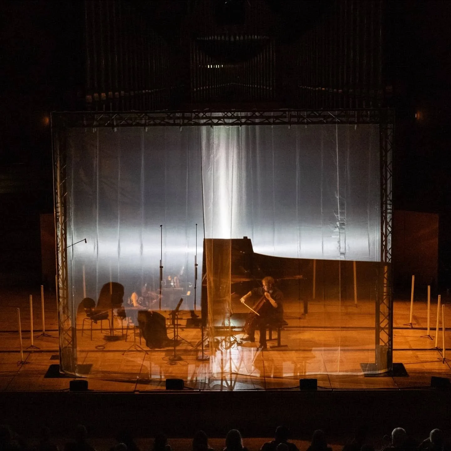 thank you to everyone who came out to our concert at acht br&uuml;cken festival this past tuesday. it was a special night - the debut of trio phanos with the superb violinist tianwa yang and cellist oren shevlin, playing the music of kaija saariaho, 