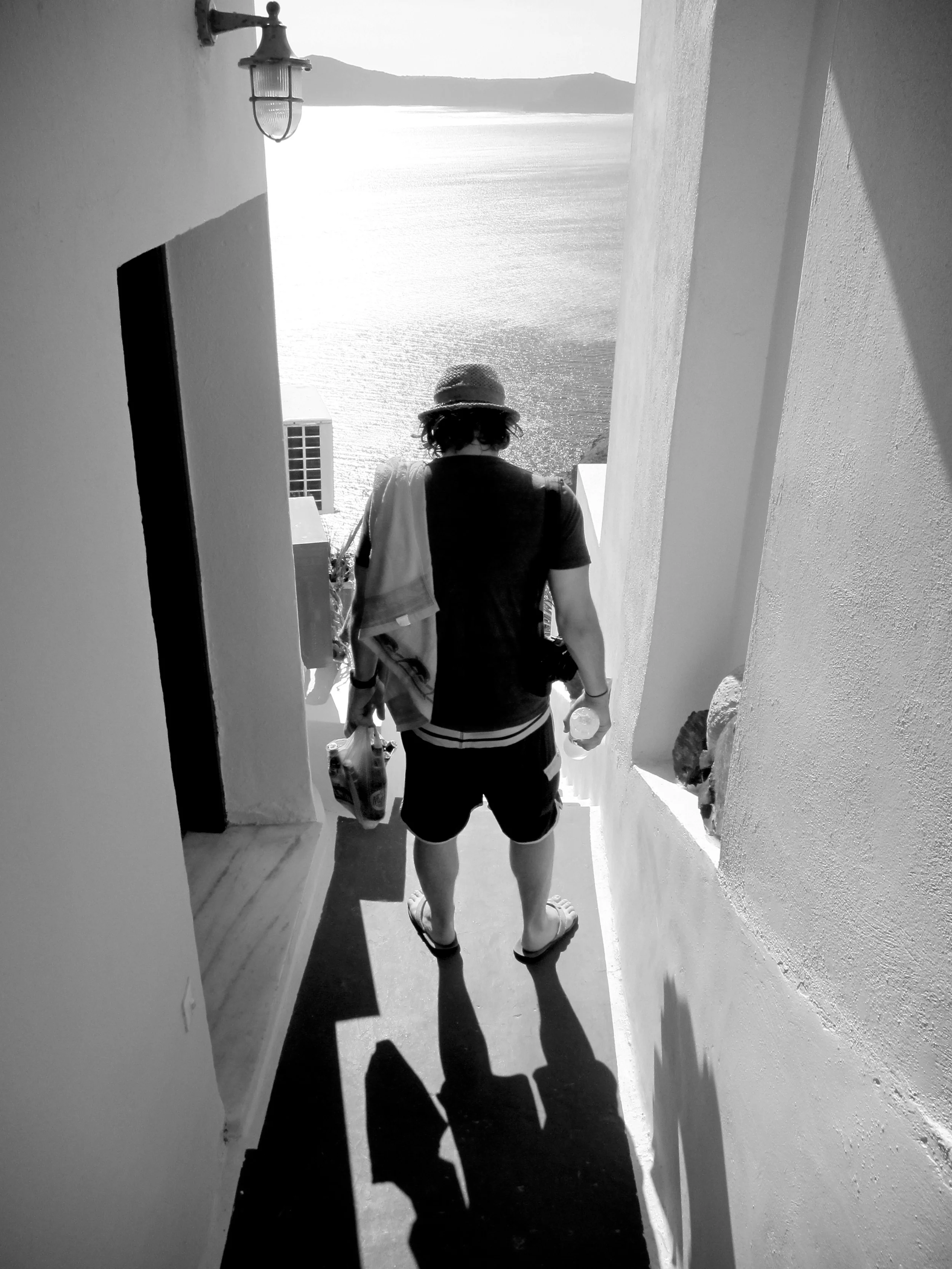 Dave in Santorini, Greece