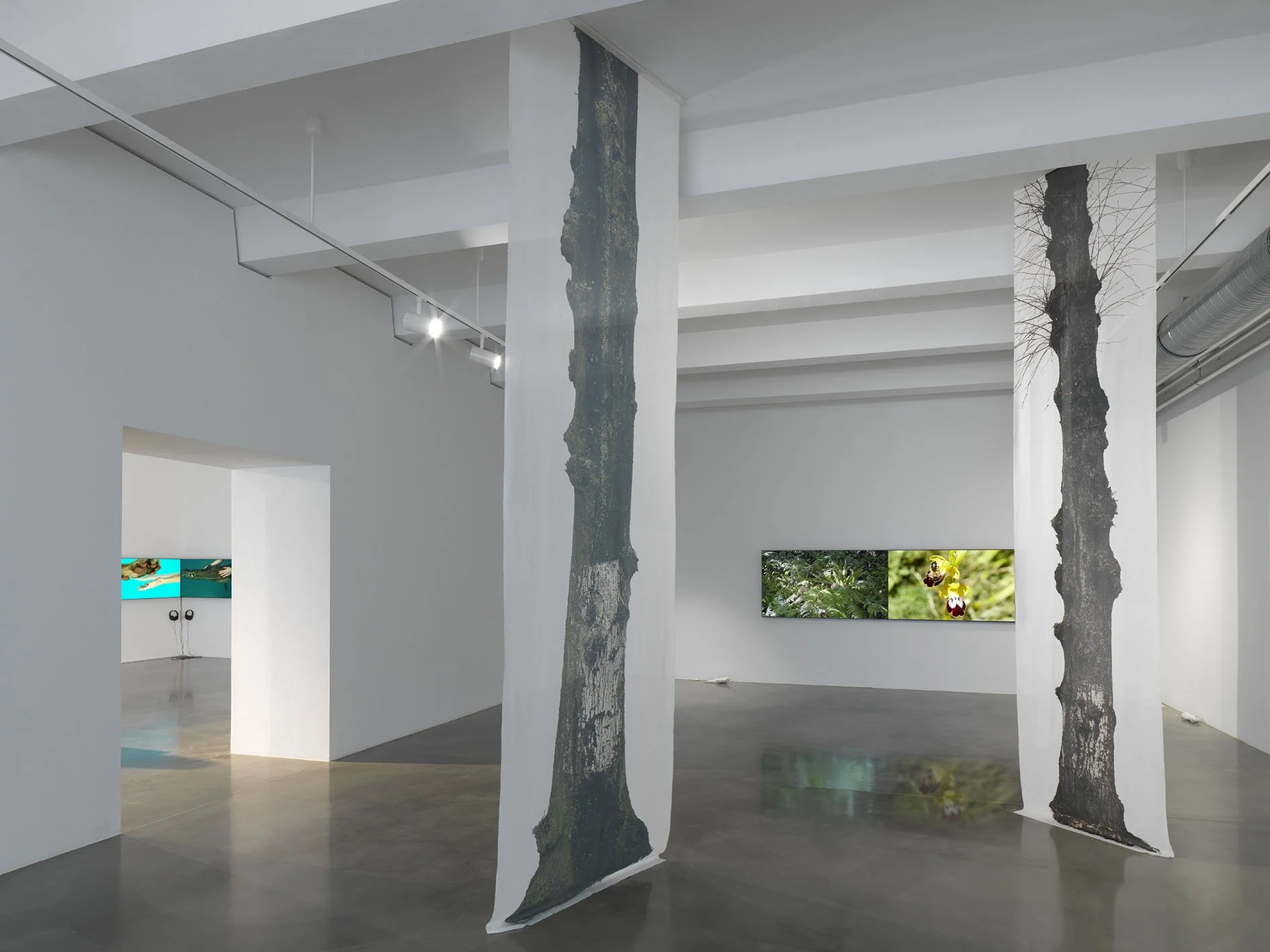   Iliggocene - The Age of Dizziness , 2026, Ausstellungsansicht, Maschinenhaus M2, KINDL, © Nika Radić / VG Bild-Kunst, Bonn, 2026, Foto: Jens Ziehe 