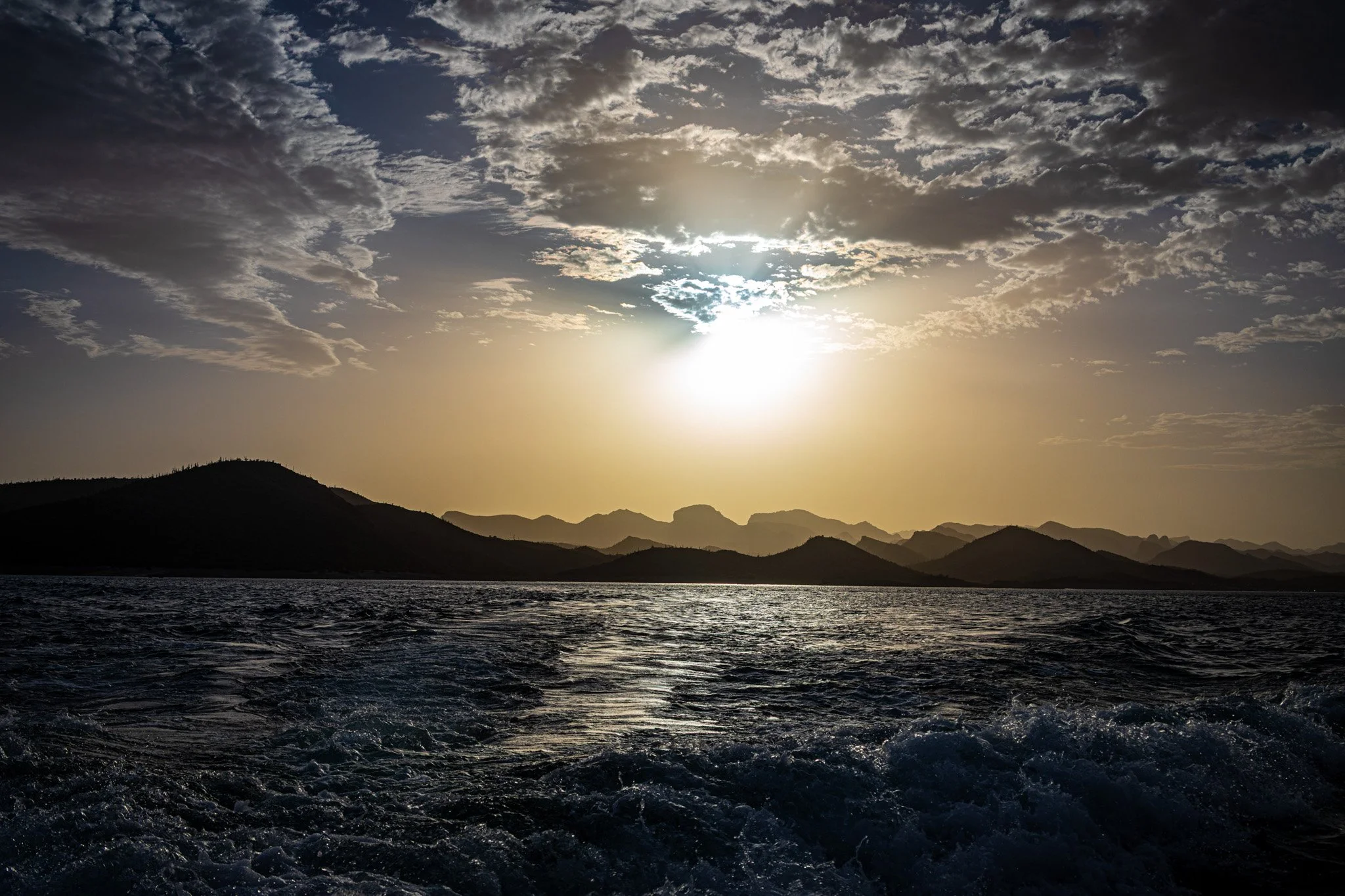  Desert Sunset on Lake Pleasant Morristown, Arizona 
