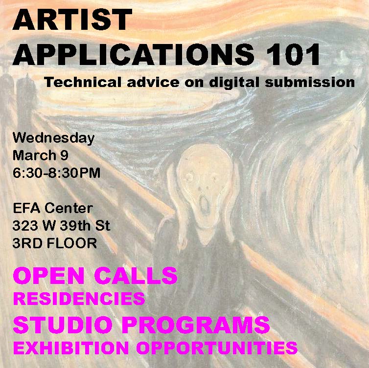Artist Applications 101: Technical Advice on Digital Submission