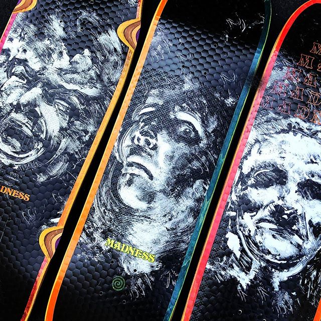 Skateboarding culture paved the way for our vandalism! π€π€π€π€
We are very psyched on releasing together with @madnessskateboards a capsule collection of three skateboards including a pro model for @claykreiner . π€π€π€ #themirf #mintandserf #madnessskateboards
