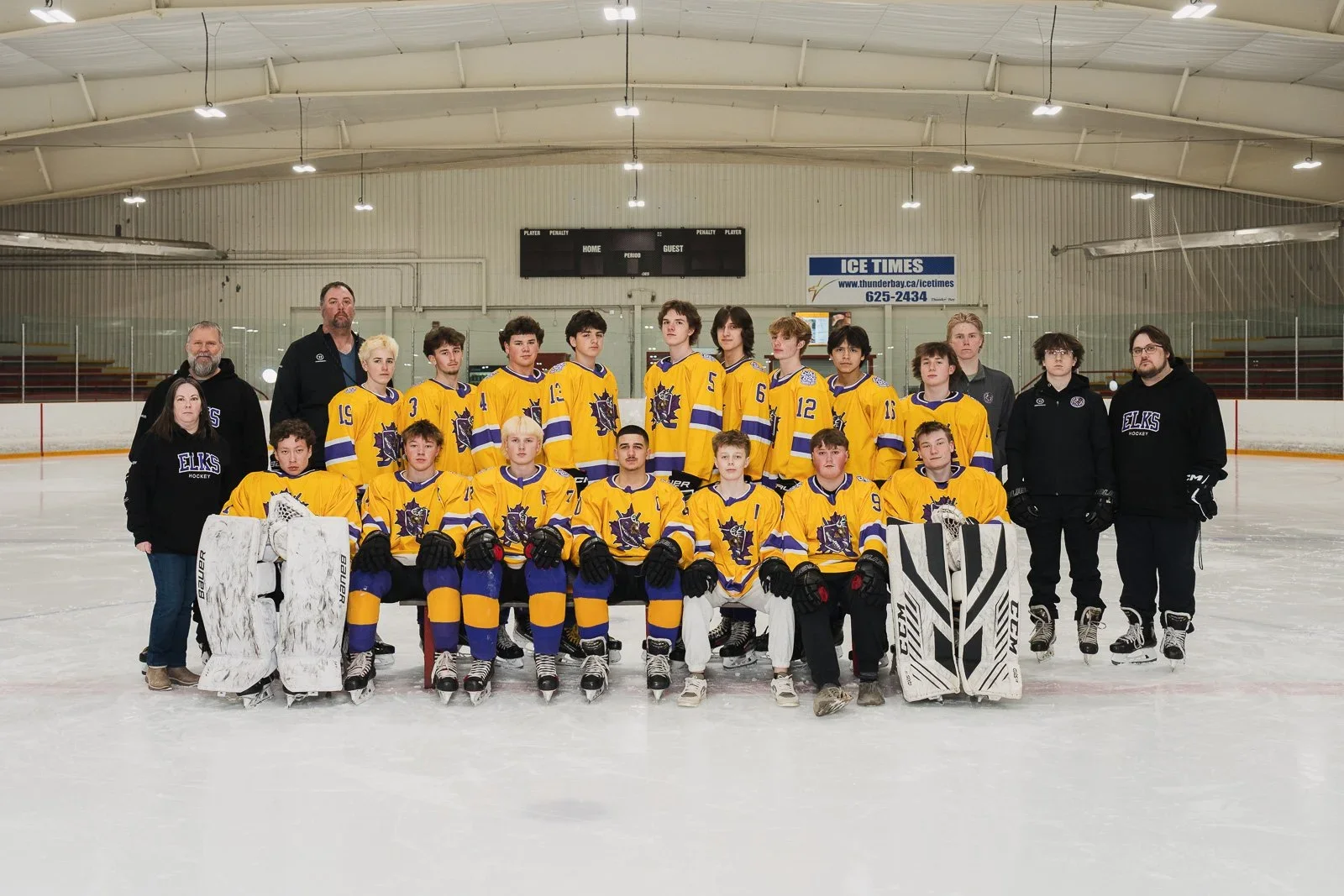 Elks U18A1 Hockey Session - Port Arthur Arena