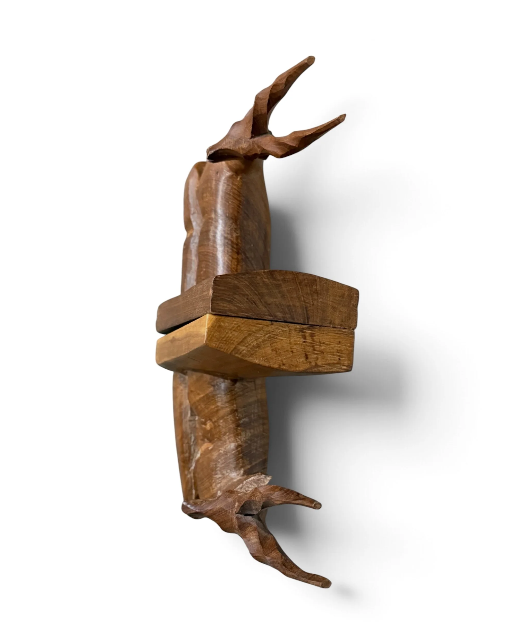 vintage wooden gazelle bookends - Modern Artifact DecorPhotoroom_20260930_104152.JPG