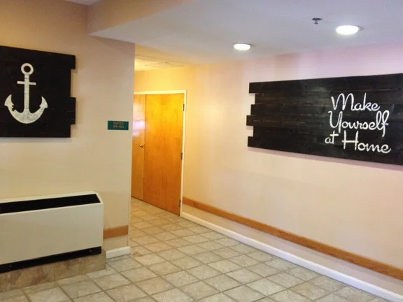 A big thanks to Kat for sharing the photos of custom, handmade signs we did for the Wyndham Hotel in Newport, RI.